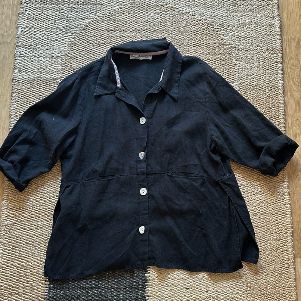 Vintage cotton linen shirt